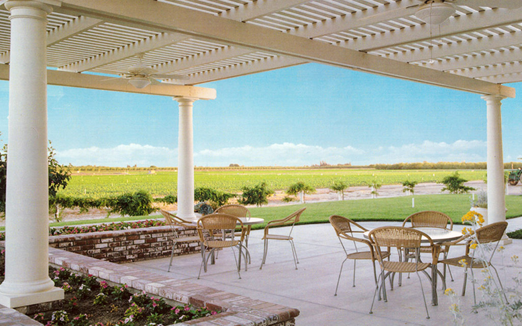 A patio cover shown like the type Mico Construction of Fresno, CA builds.